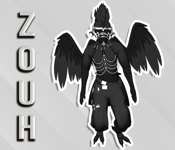Zouh • e-Bird • VRChat Avatar • PC/Club/Quest