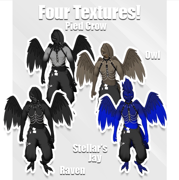 Zouh • e-Bird • VRChat Avatar • PC/Club/Quest