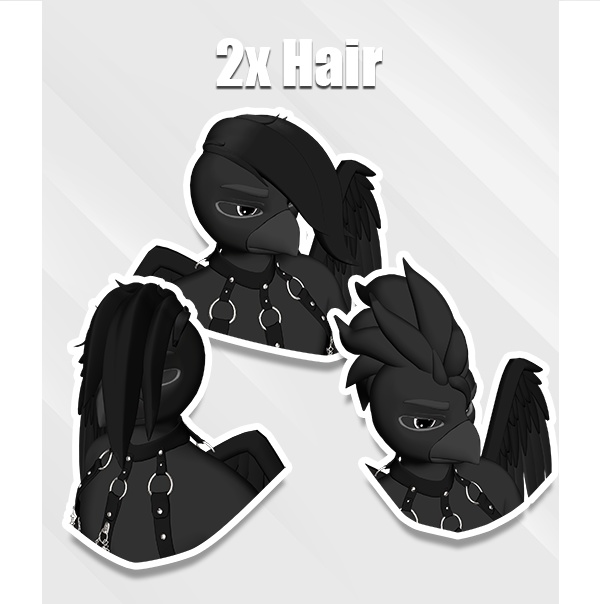 Zouh • e-Bird • VRChat Avatar • PC/Club/Quest