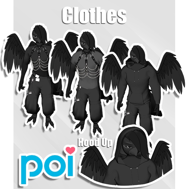 Zouh • e-Bird • VRChat Avatar • PC/Club/Quest