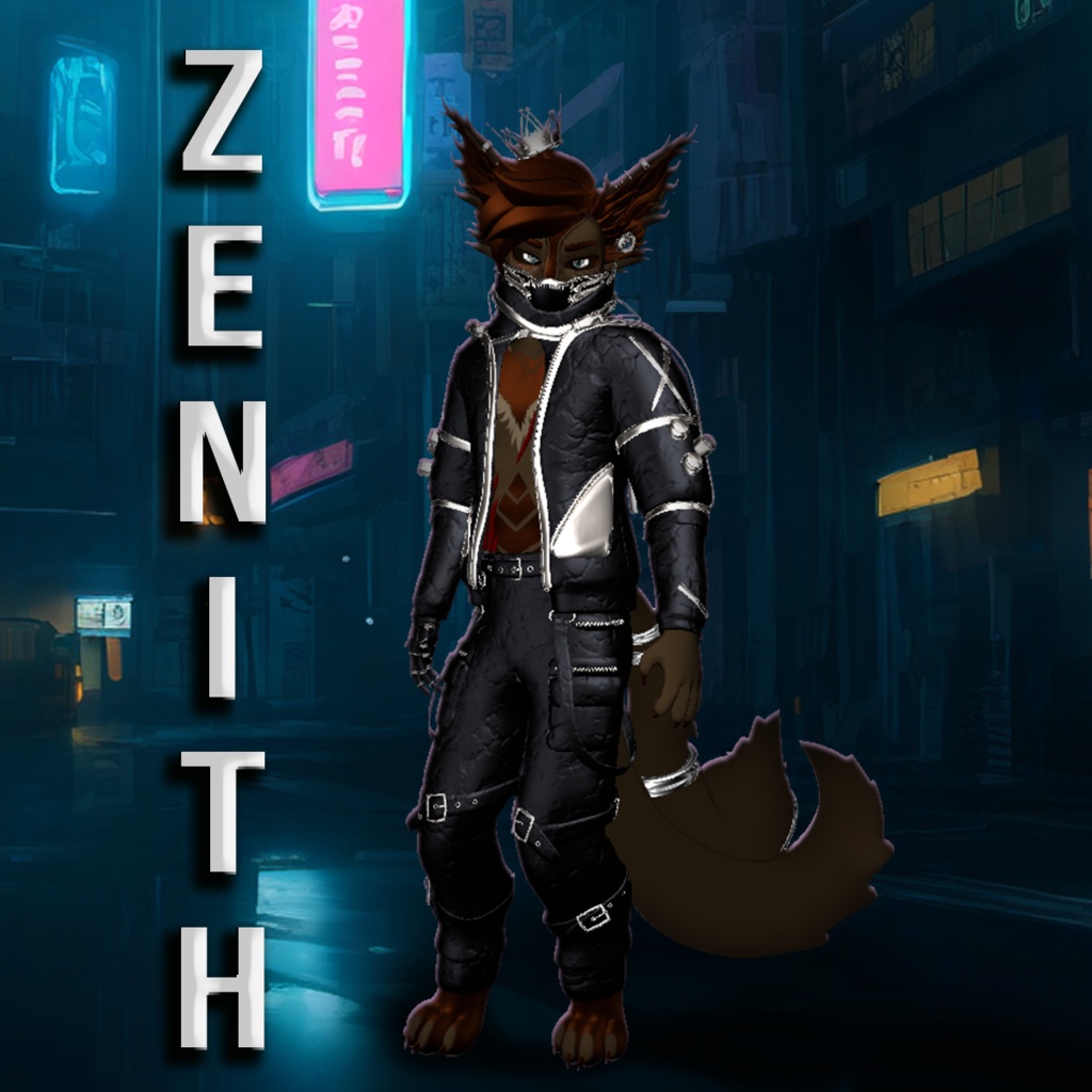 Zenith • Feline Hybrid • VRChat Avatar • PC/Club/Quest