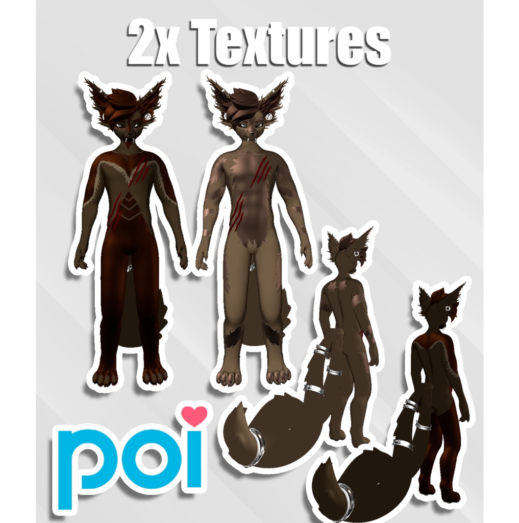 Zenith • Feline Hybrid • VRChat Male Avatar • PC/Club/Quest