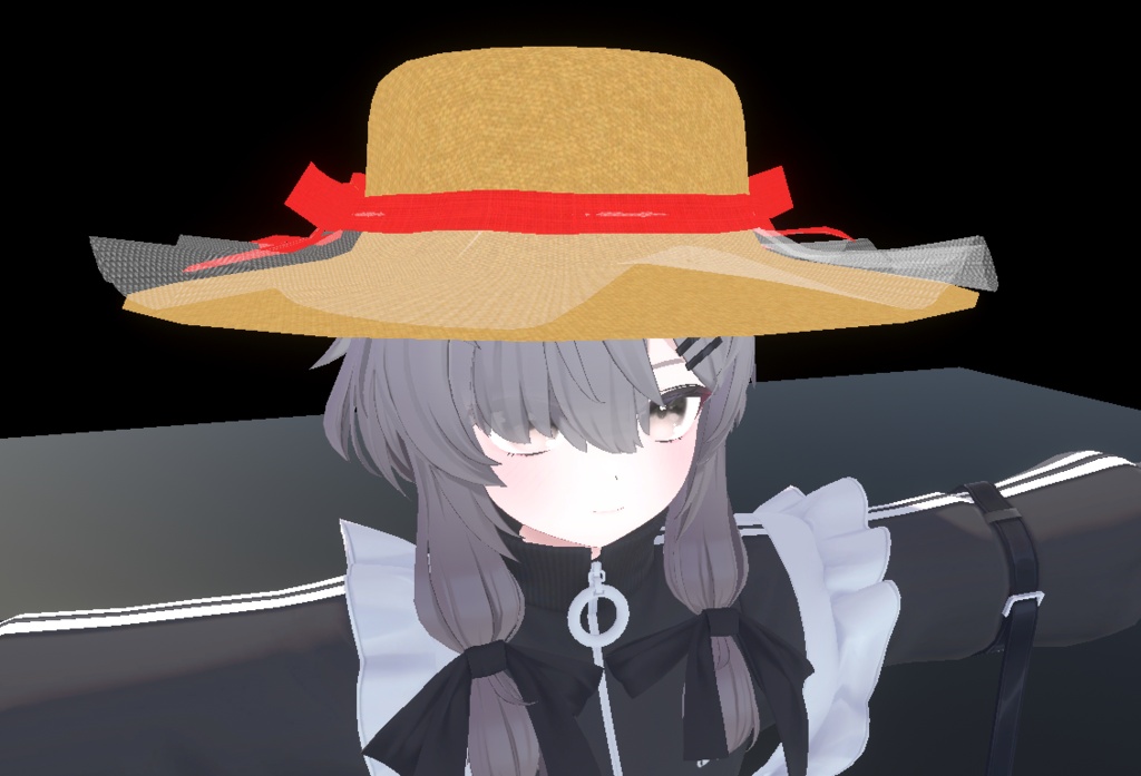 【PhysBone対応】夏っぽい帽子 【VRCHAT向け】