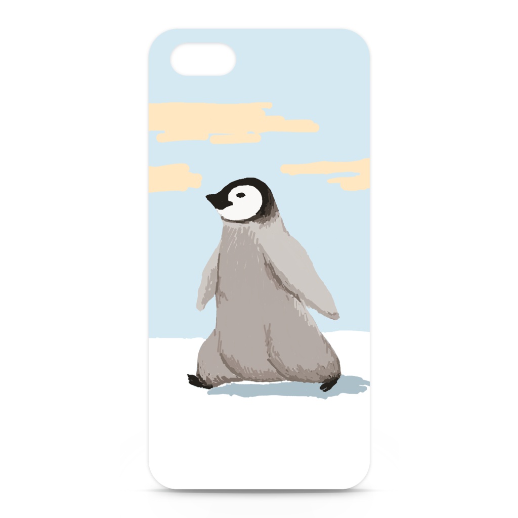 コウテイペンギンヒナ iPhoneケース