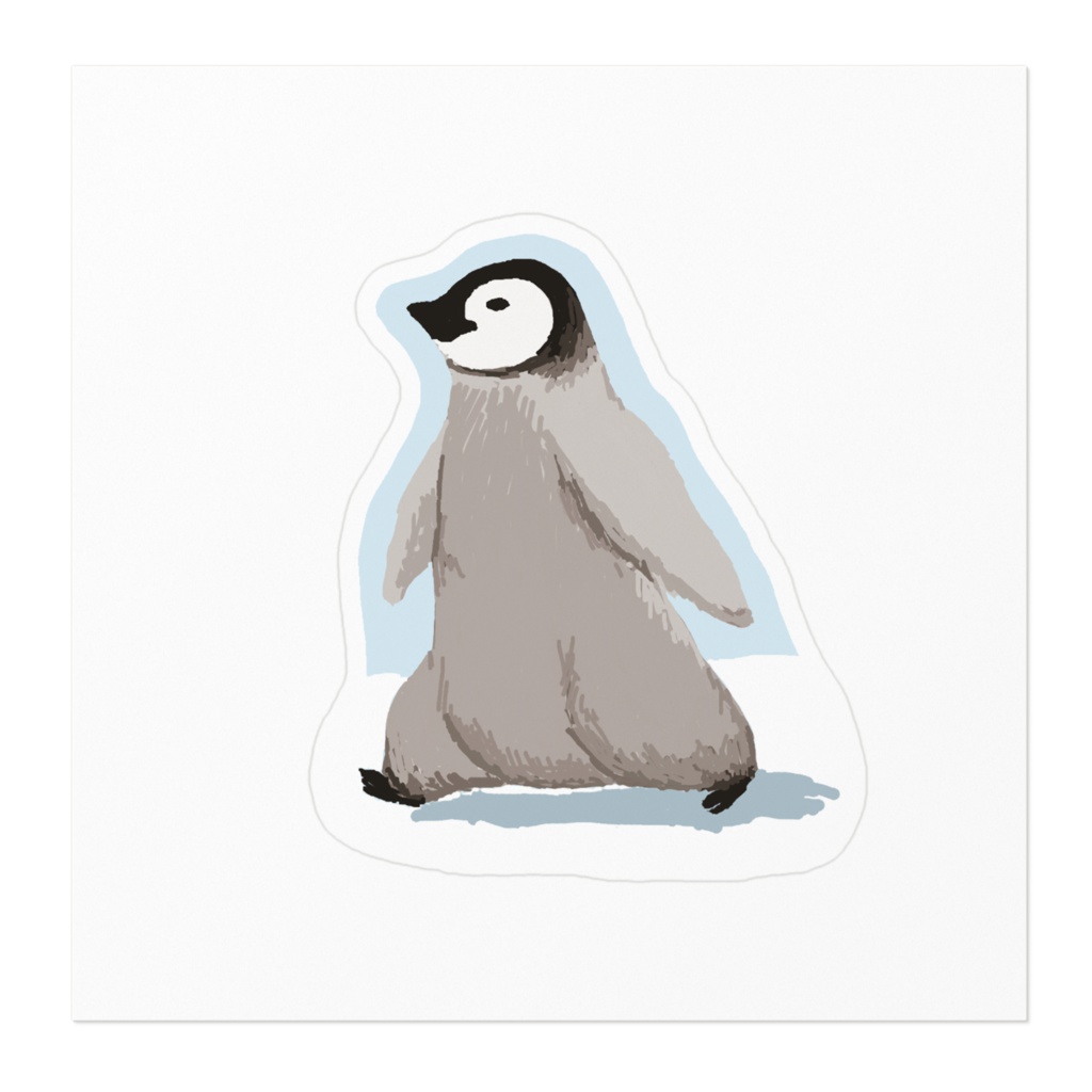コウテイペンギンヒナ ステッカー