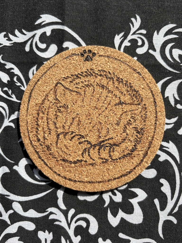 【にゃんこジャック】コルクコースター