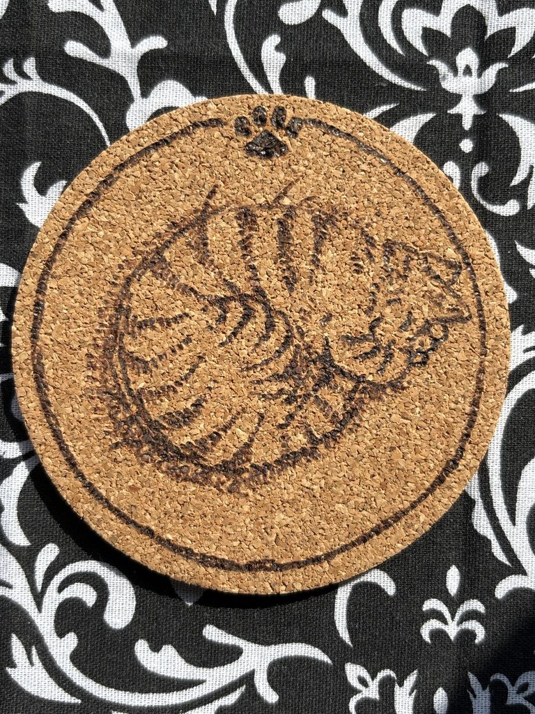 【にゃんこジャック】コルクコースター