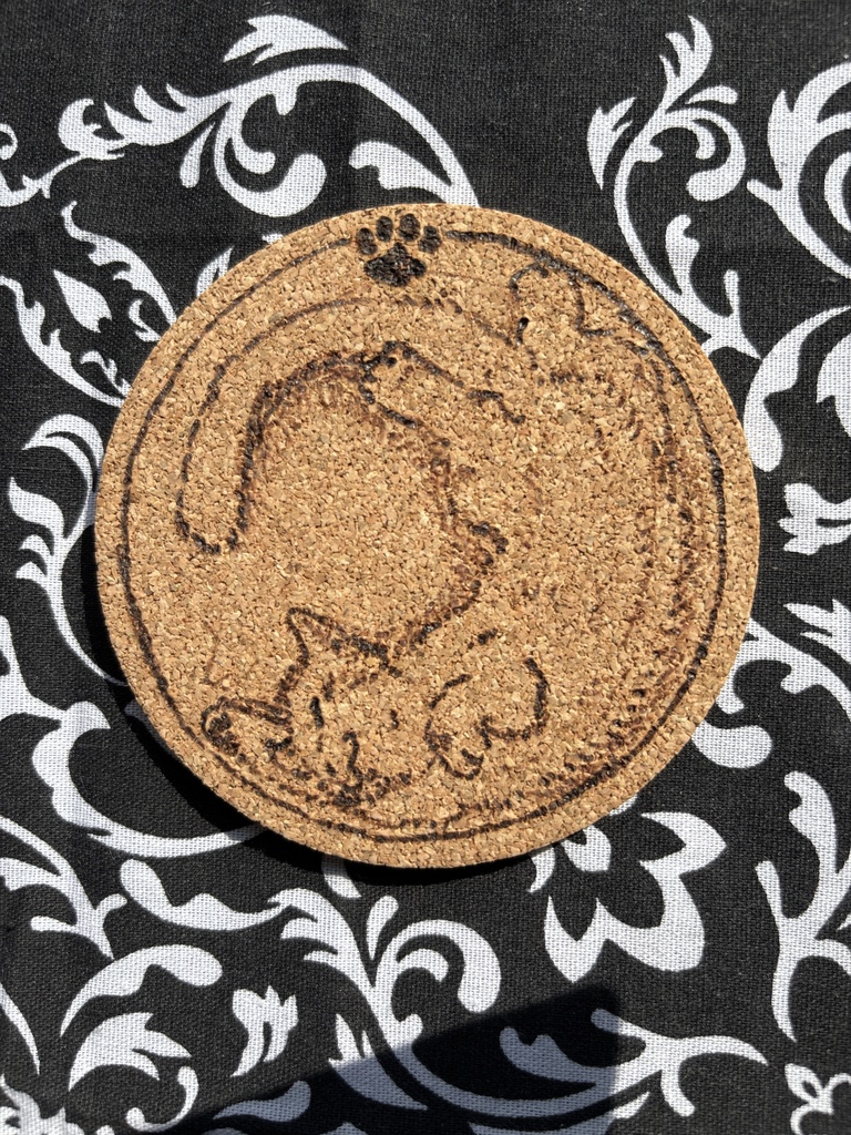 【にゃんこジャック】コルクコースター