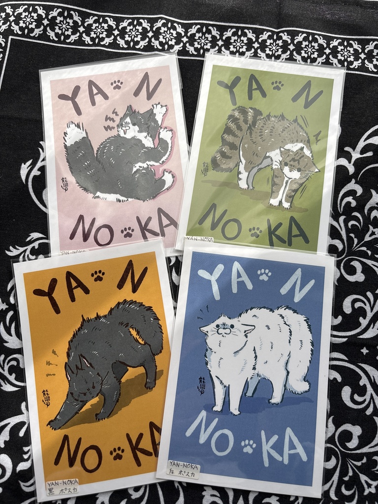 【にゃんこジャック】YANNOKAポストカード