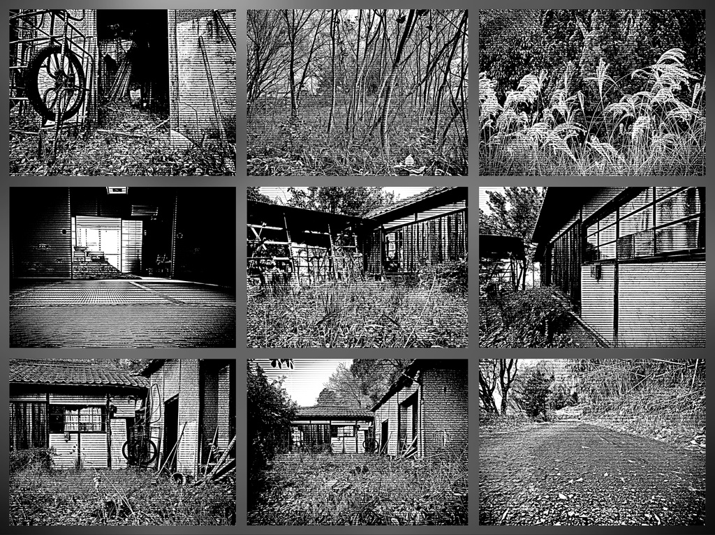 和風廃墟写真素材集