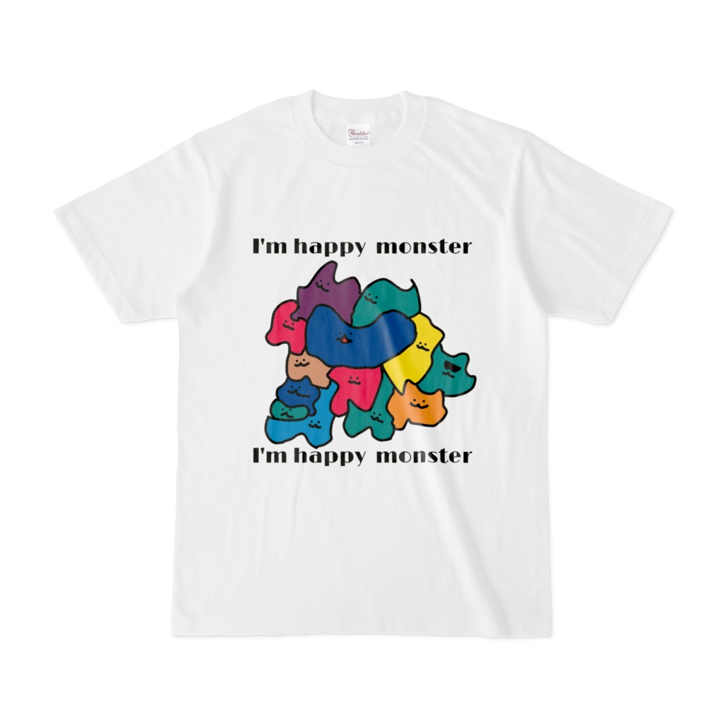 I'm happy monster Tシャツ