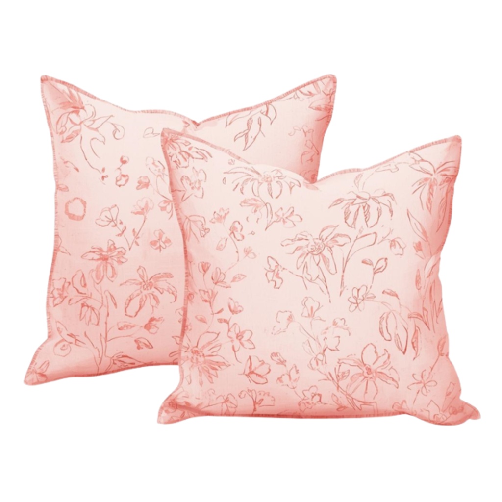 【ピンクリビングシリーズ】 水彩アンティーク風クリップアート12点セット|PNG背景透過