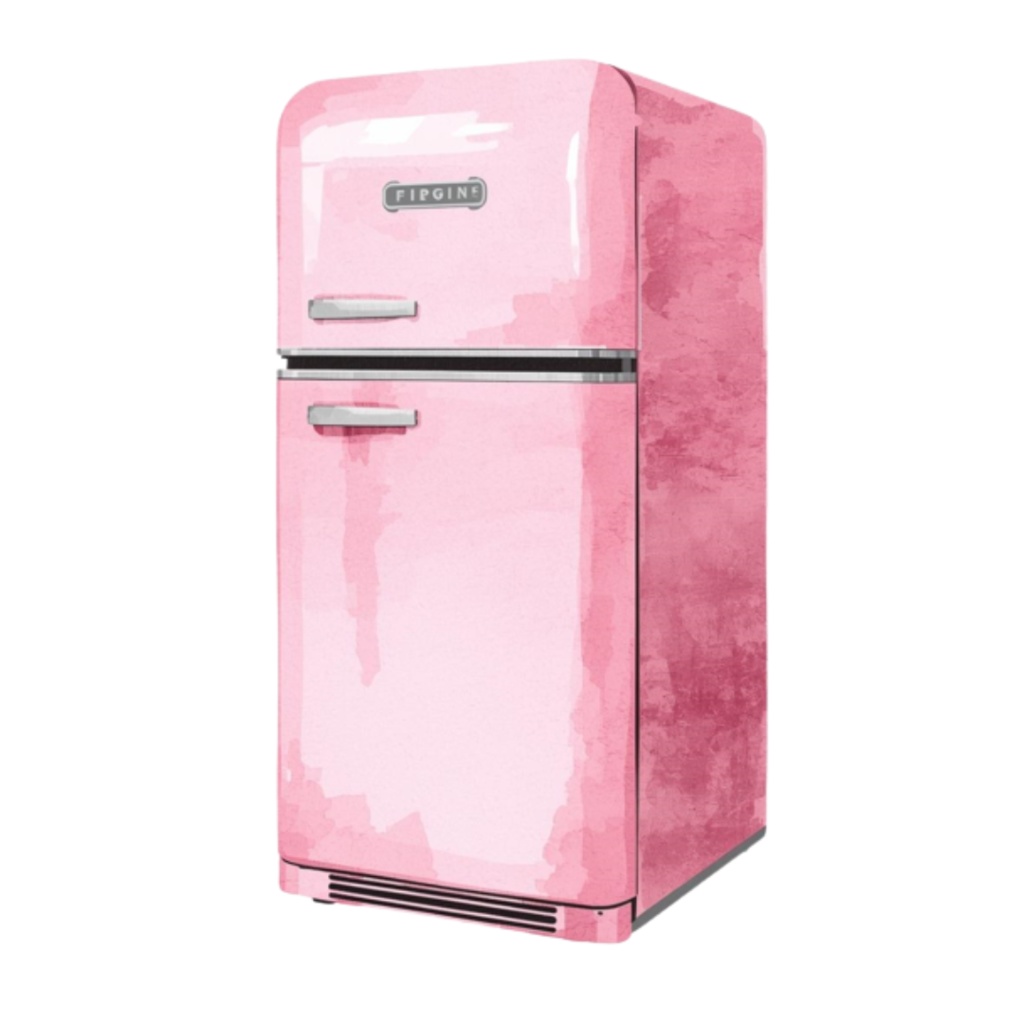 【キッチンシリーズ】水彩ピンクのアンティーク風クリップアート12点セット|PNG背景透過