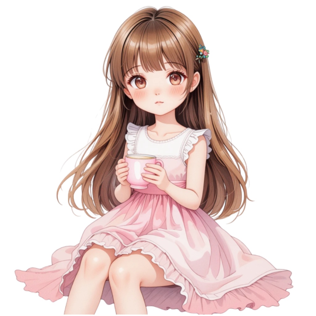 水彩ピンクの小旅行クリップアートセット(全12点)|PNG Watercolor Pink Weekend Trip Clipart Set (12 PNGs)