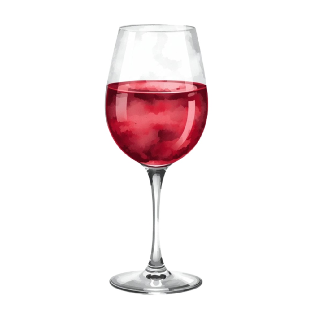 水彩ワイン&ぶどう クリップアートセット(全12点)|PNG Wine & Grapes Watercolor Clipart Set (12 PNGs)