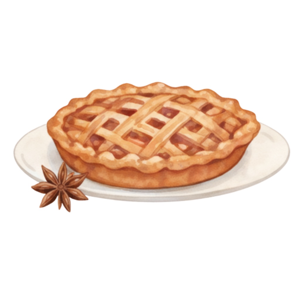 水彩スイーツ&読書 クリップアートセット(全12点)|PNG Watercolor Sweets & Reading Clipart Set (12 PNGs)