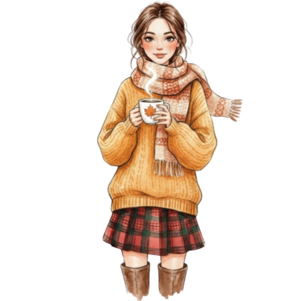 水彩スイーツ&読書 クリップアートセット(全12点)|PNG Watercolor Sweets & Reading Clipart Set (12 PNGs)