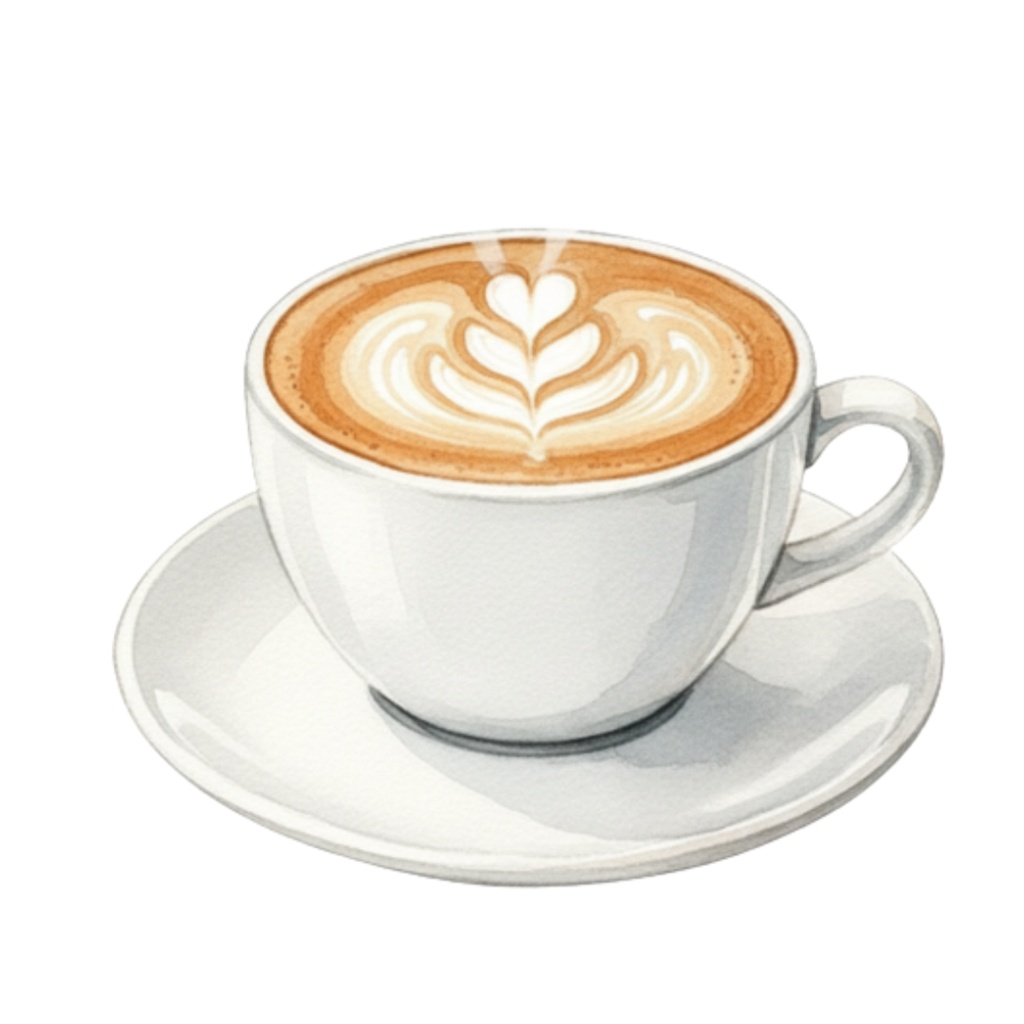 水彩スイーツ&読書 クリップアートセット(全12点)|PNG Watercolor Sweets & Reading Clipart Set (12 PNGs)