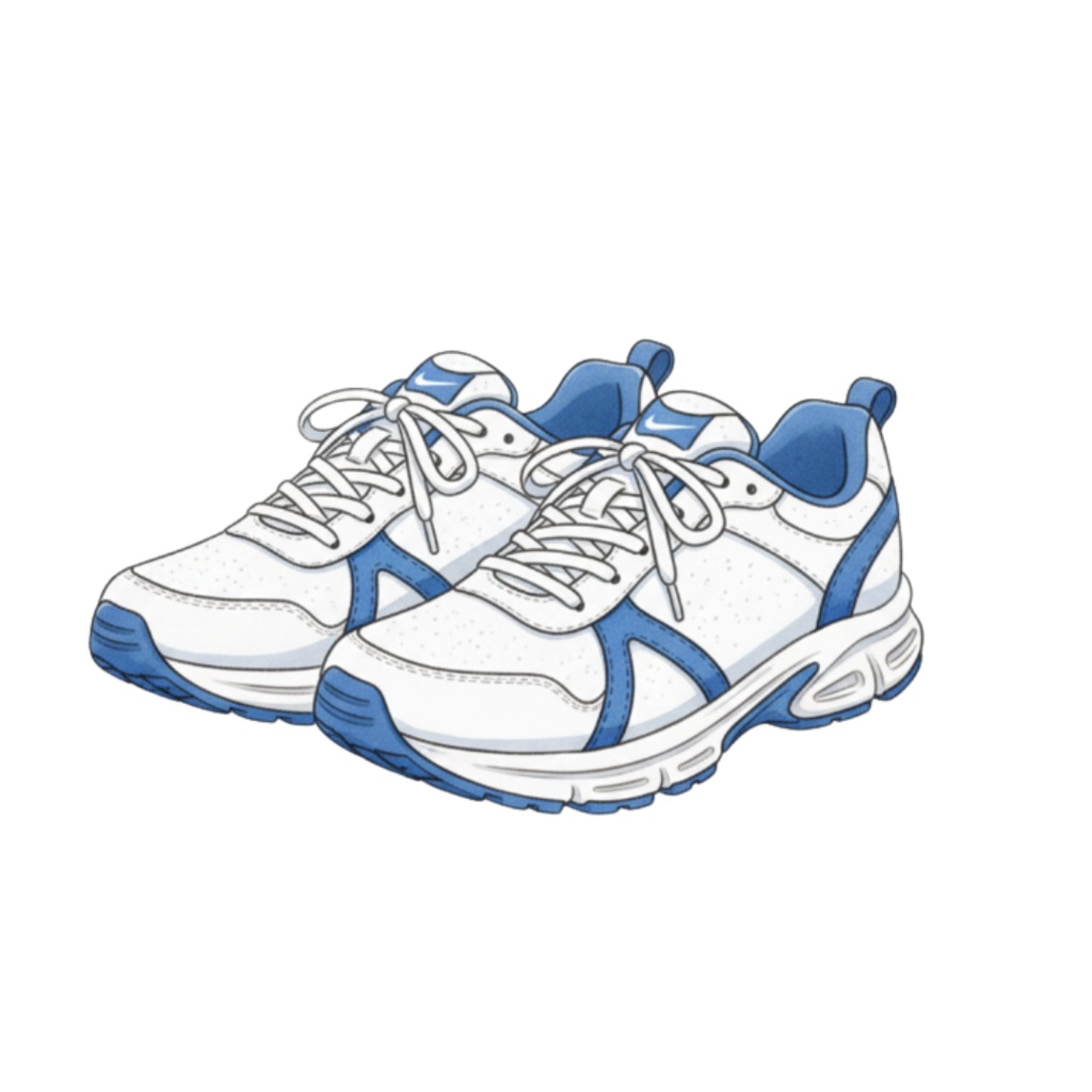 水彩スポーツガール クリップアートセット(全15点)|PNG Watercolor Sports Girl Clipart Set (15 PNGs)