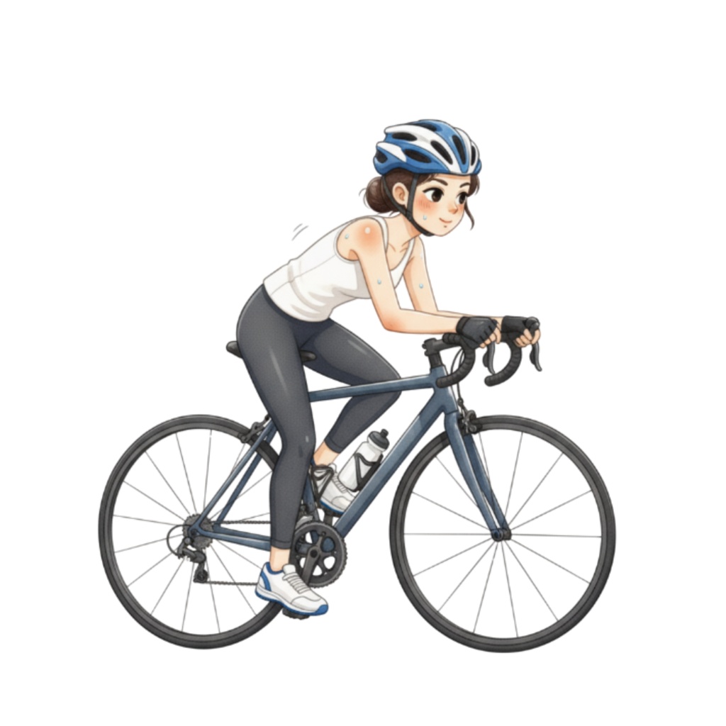 水彩スポーツガール クリップアートセット(全15点)|PNG Watercolor Sports Girl Clipart Set (15 PNGs)