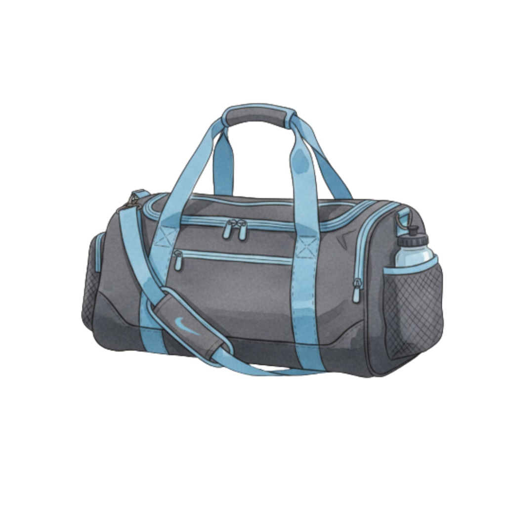 水彩スポーツガール クリップアートセット(全15点)|PNG Watercolor Sports Girl Clipart Set (15 PNGs)