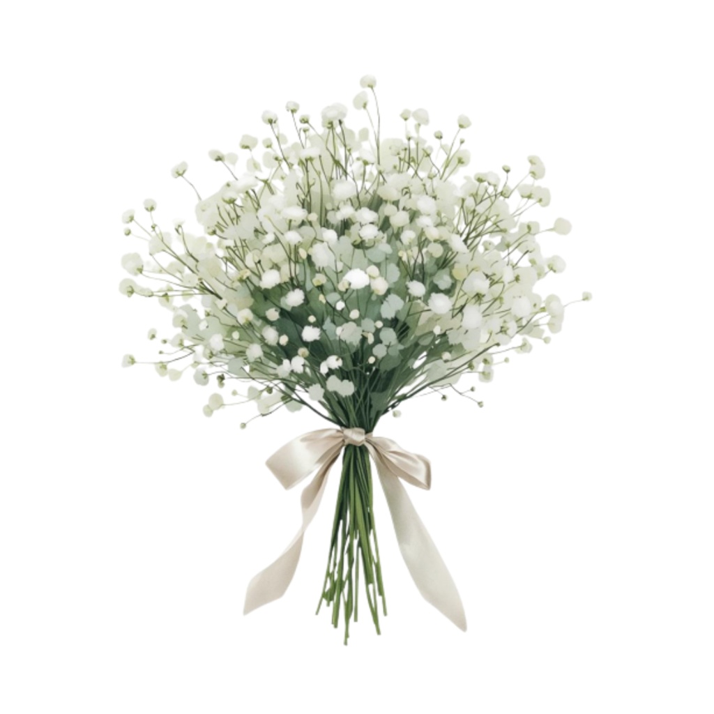 水彩ウェディングブーケ クリップアートセット(全16点)| Watercolor Wedding Bouquet Clipart Set (16 PNGs)