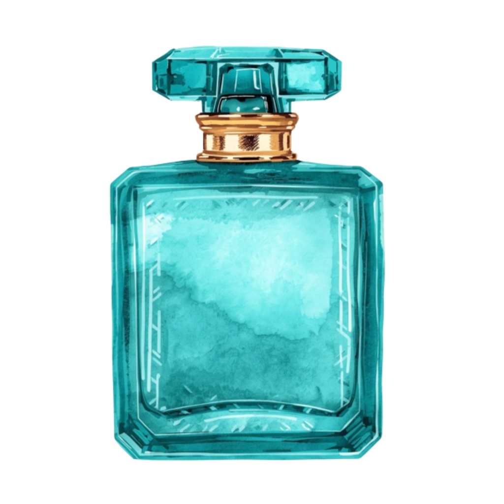 水彩風 香水ボトル クリップアートセット(全15点)|Watercolor Perfume Bottles Clipart Set (15 PNGs)