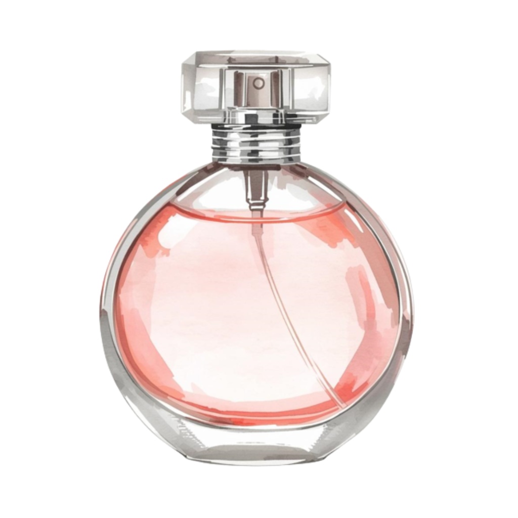 水彩風 香水ボトル クリップアートセット(全15点)|Watercolor Perfume Bottles Clipart Set (15 PNGs)