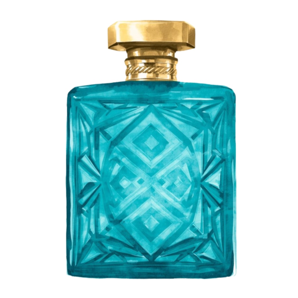 水彩風 香水ボトル クリップアートセット(全15点)|Watercolor Perfume Bottles Clipart Set (15 PNGs)