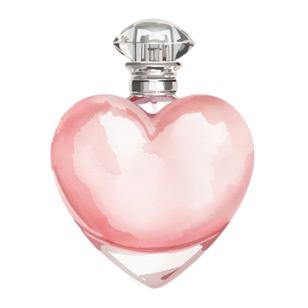 水彩風 香水ボトル クリップアートセット(全15点)|Watercolor Perfume Bottles Clipart Set (15 PNGs)