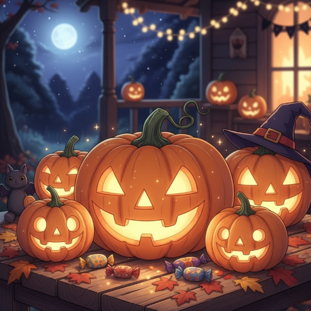 【秋の絶景】紅葉・夕焼け・収穫の風景イラスト素材集 12点