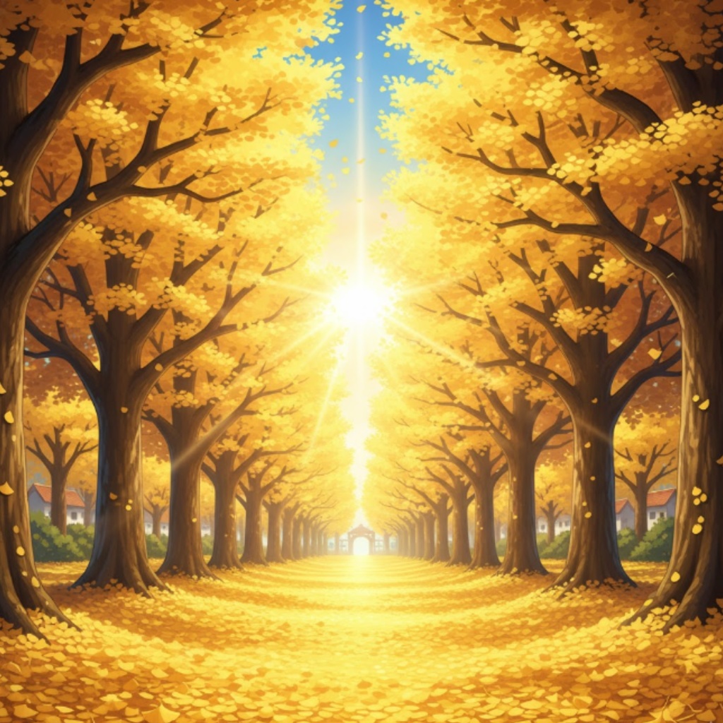 【秋の絶景】紅葉・夕焼け・収穫の風景イラスト素材集 12点