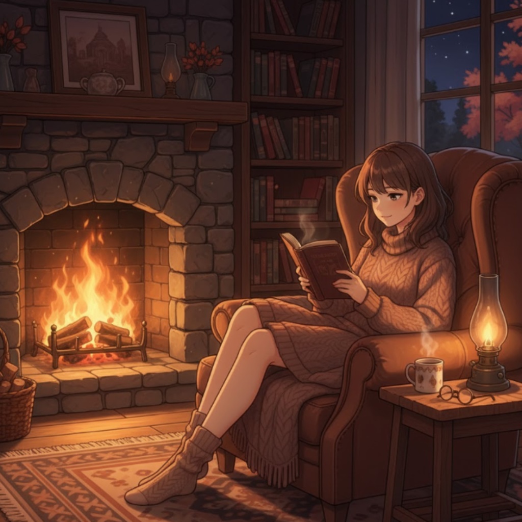 【秋の絶景】紅葉・夕焼け・収穫の風景イラスト素材集 12点