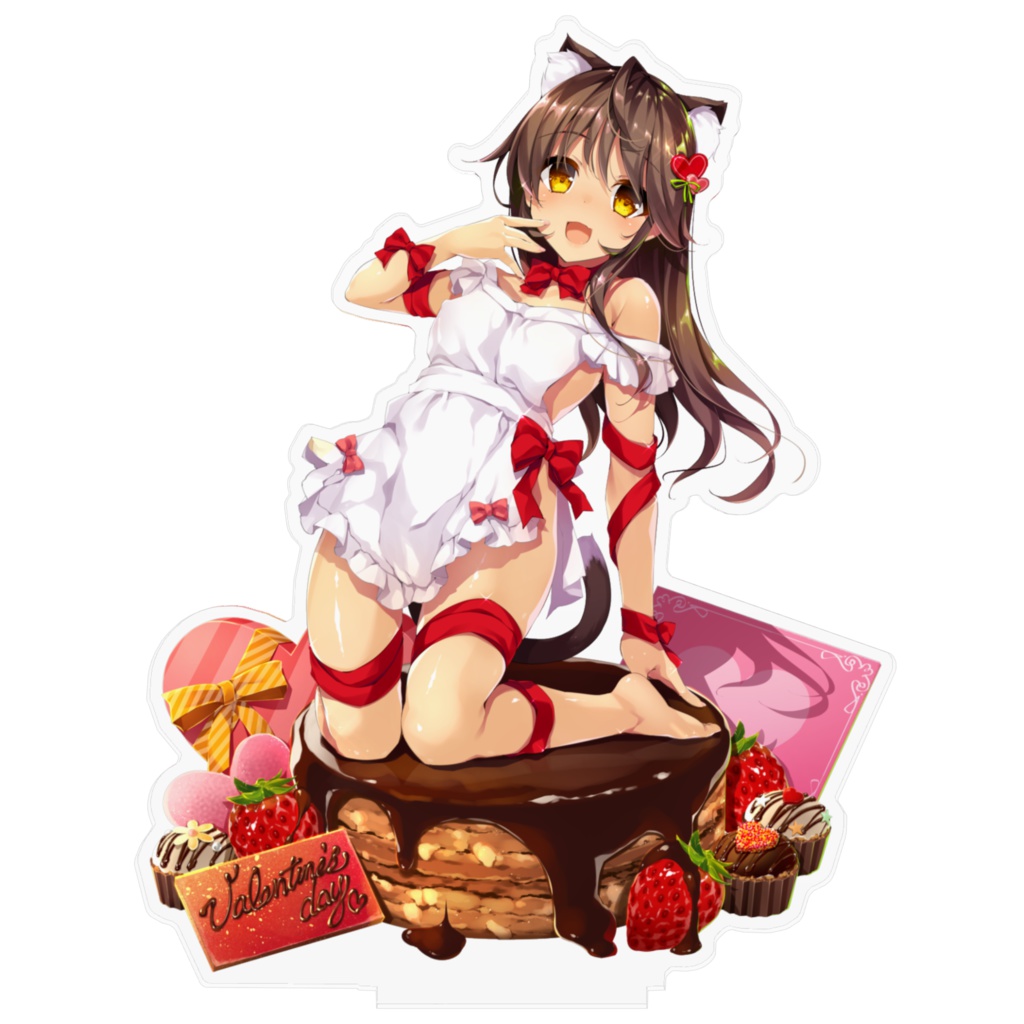 クミンちゃんアクリルフィギュアバレンタインver