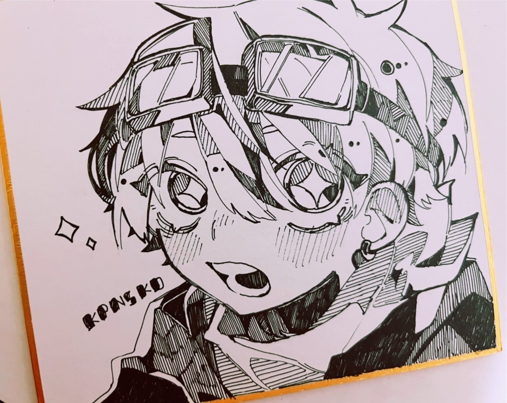 ハルの色紙