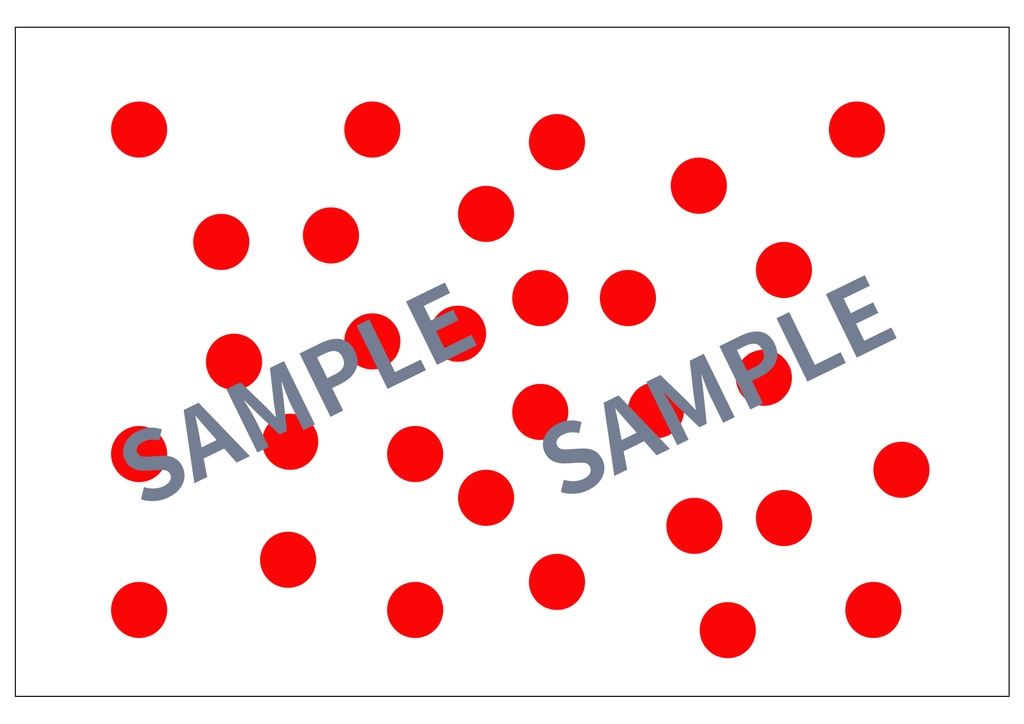 ドッツカード(1-100)印刷用