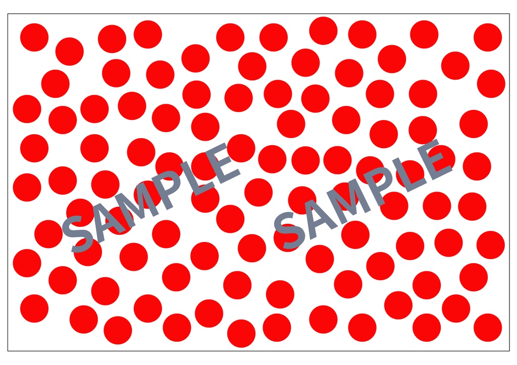 ドッツカード(1-100)印刷用