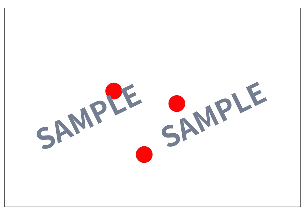 ドッツカード(1-100)印刷用