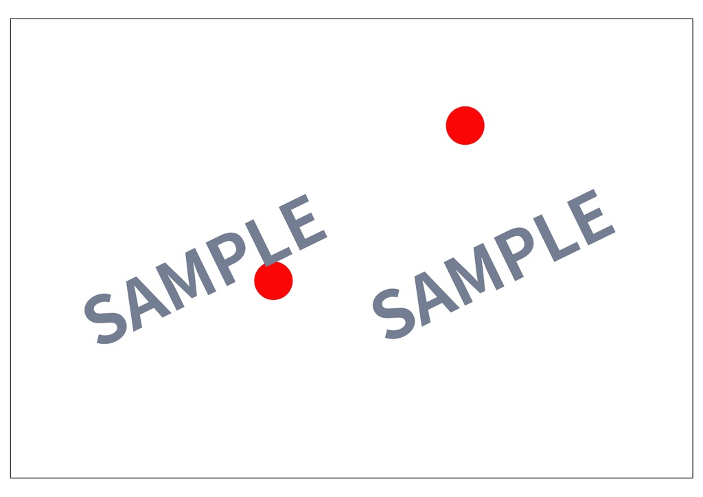 ドッツカード(1-10)印刷用