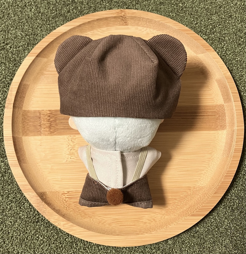 しっぽ付きくまさんオーバーオールセット