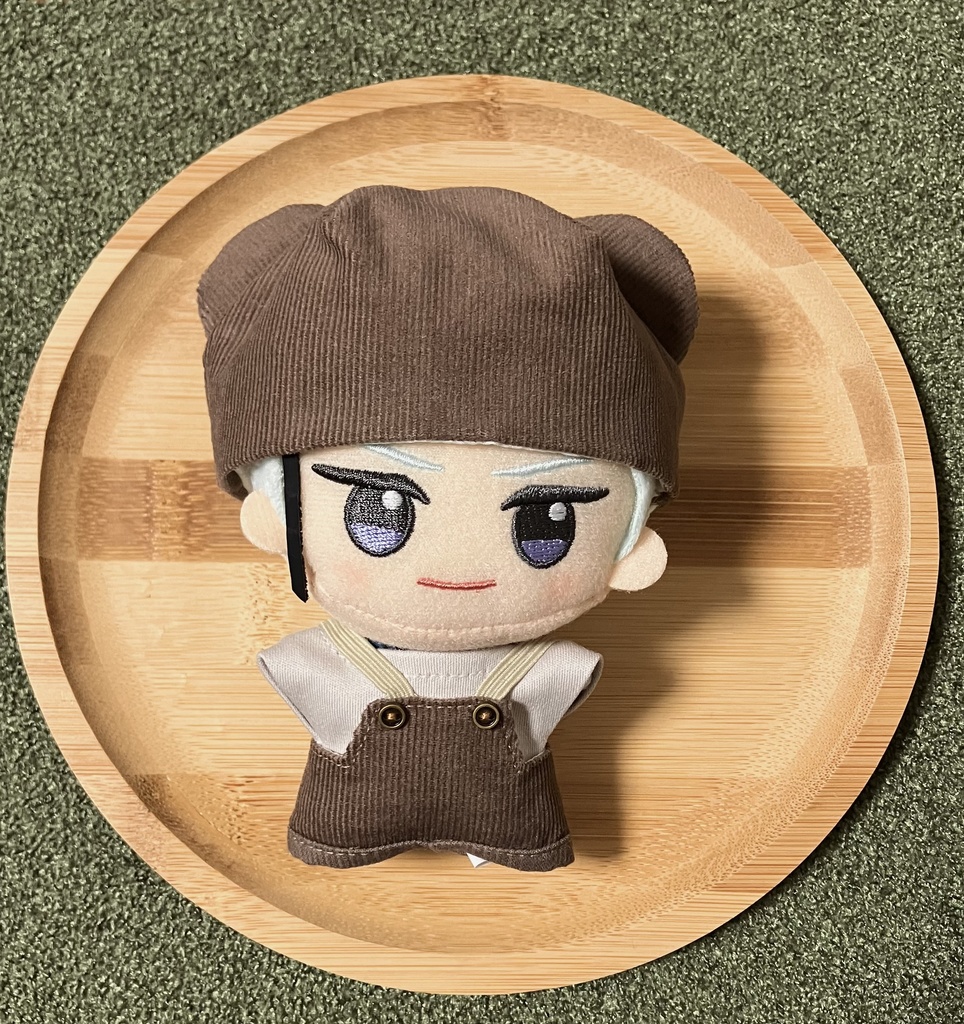 しっぽ付きくまさんオーバーオールセット