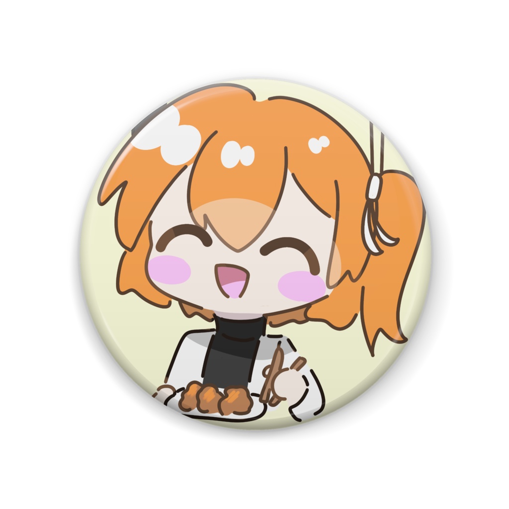 足立缶バッチ