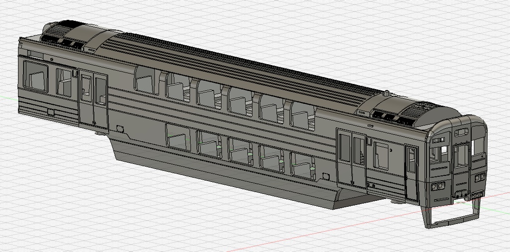 常磐の試作二階建て先頭車キットRev.2