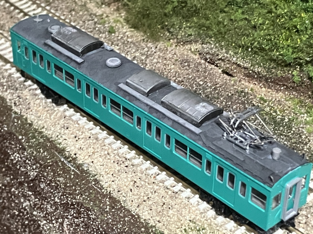 103系クモハ103・モハ102・クハ103用AU712SIVインバーター屋根3両分セット
