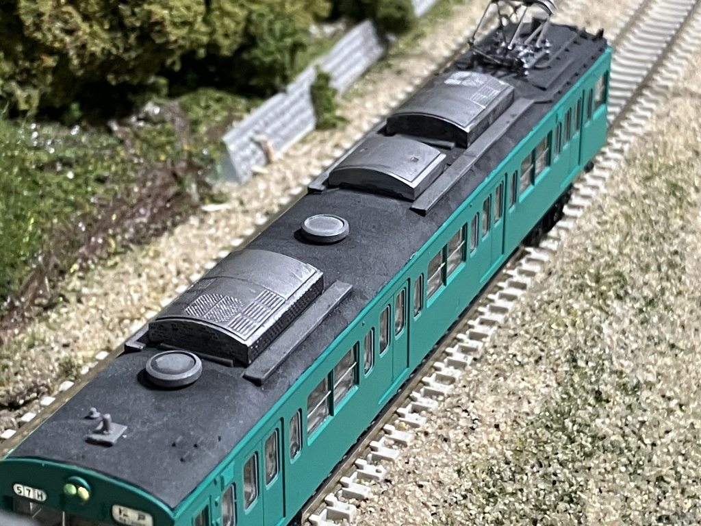 103系クモハ103・モハ102・クハ103用AU712SIVインバーター屋根3両分セット