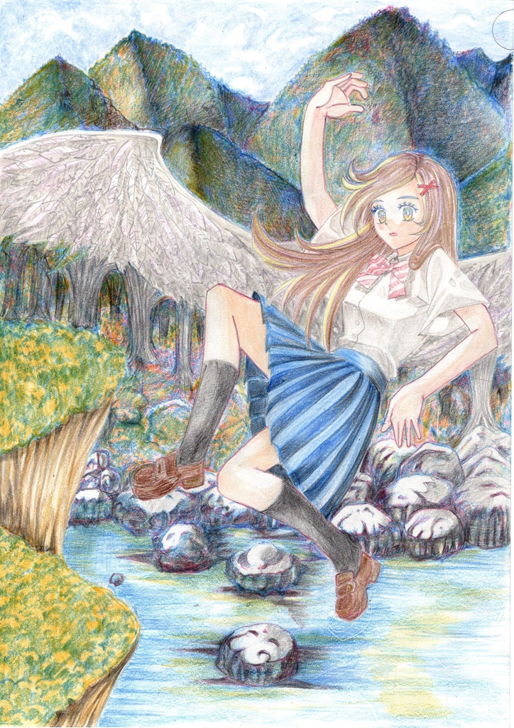 coarse paper  illustration Ⅴ