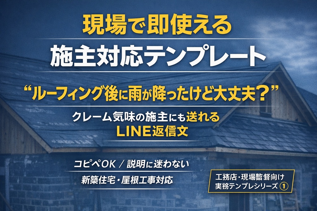 施主向け回答テンプレート-板金編　シリーズ１