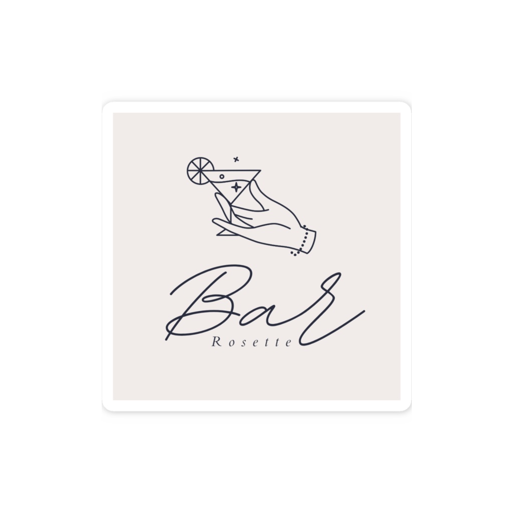 Rosetteロゴステッカー