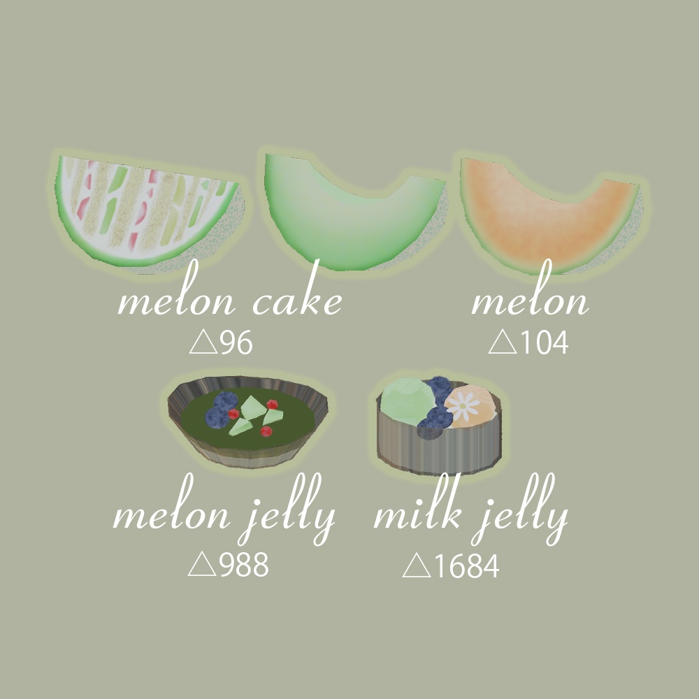 メロンスイーツセット(18点)