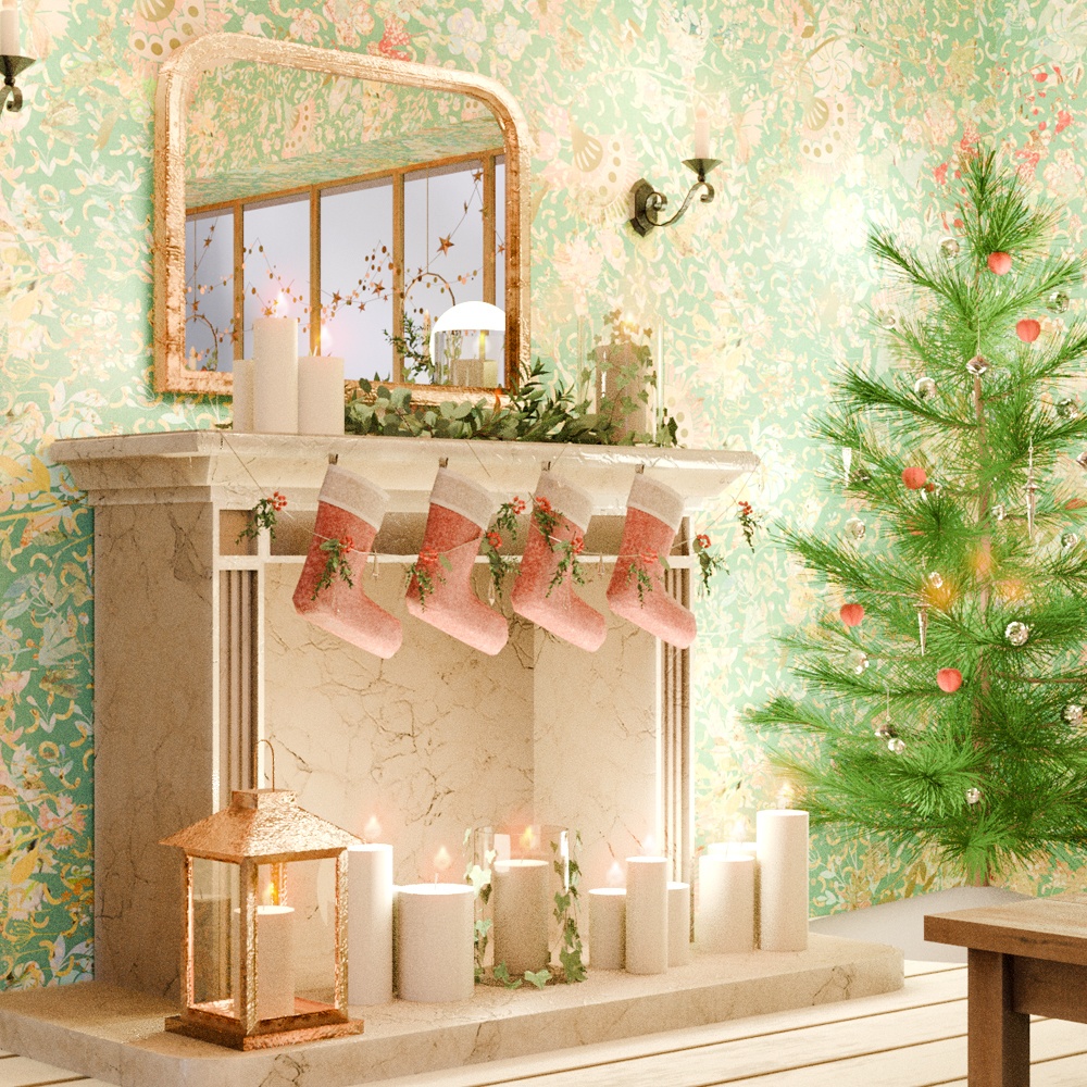 クリスマスインテリアセット2024(45点)